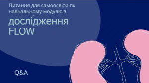 3.2. Дослідження FLOW: Питання для самоосвіти <br>(6 хв, офіс)