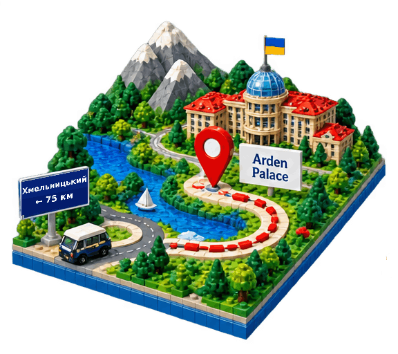 LEGO-сценка локації Arden Palace