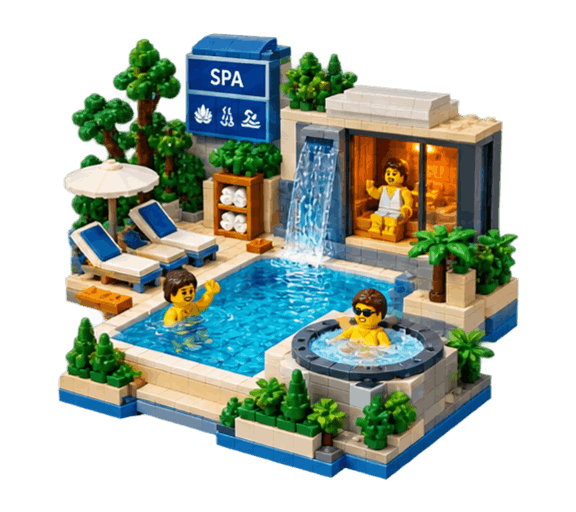LEGO-сценка аквазони Arden Palace